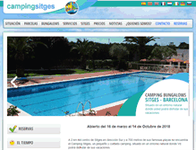 Tablet Screenshot of campingsitges.com